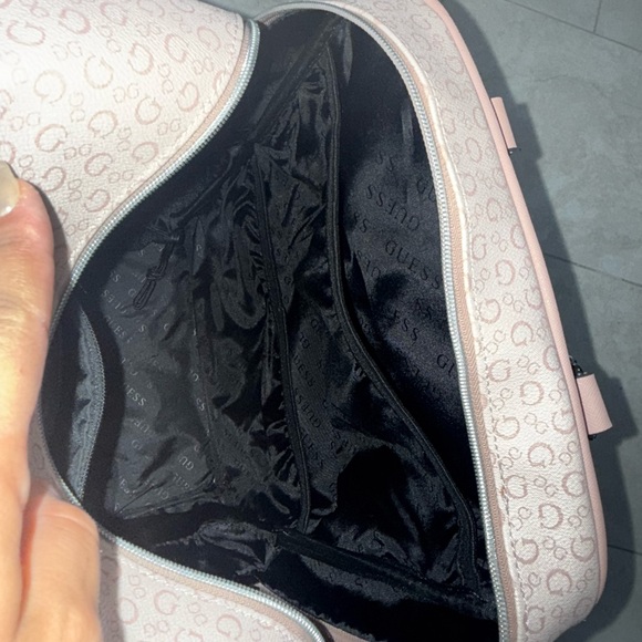 GUESS Pink Monogram Backpack - Picture 5 of 11